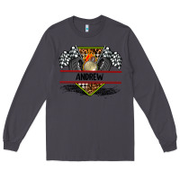 Smoke custom name race flag and race equipment Long Sleeve Tee - AdoDesignShop