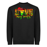 Black love my roots juneteenth Heavyweight Sweatshirt - texasbilliewilder