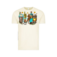 Vintage Arctic cowboy coffee cups Vintage Tee - Zillion Design Studio