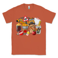 Copper School Bus Coffee Cups Classic Tee - FaDigitalArtStudio