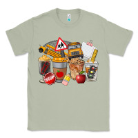 Matcha School Bus Coffee Cups Classic Tee - FaDigitalArtStudio