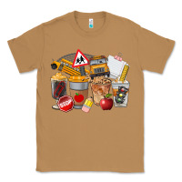 Toasted Coconut School Bus Coffee Cups Classic Tee - FaDigitalArtStudio