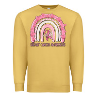 Antique Gold breast cancer  awareness rainbow Premium Sweatshirt - MaliasSmallBusiness