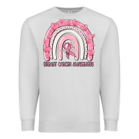 Dove Grey breast cancer  awareness rainbow Premium Sweatshirt - MaliasSmallBusiness