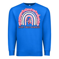 True Royal breast cancer  awareness rainbow Premium Sweatshirt - MaliasSmallBusiness