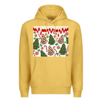 Antique Gold christmas tree cakes Premium Hoodie - MaliasSmallBusiness