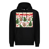 Black christmas tree cakes Premium Hoodie - MaliasSmallBusiness