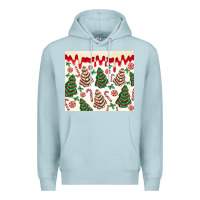 Blue Mist christmas tree cakes Premium Hoodie - MaliasSmallBusiness