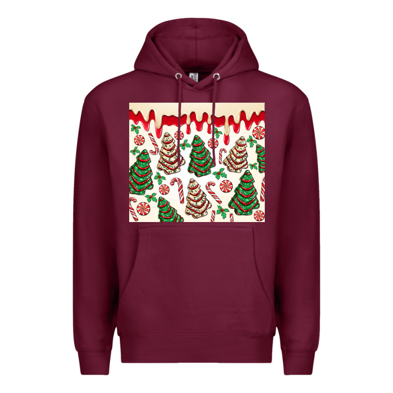 Christmas Tree Cakes Premium Hoodie by MaliasSmallBusiness | Teevron