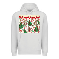 Dove Grey christmas tree cakes Premium Hoodie - MaliasSmallBusiness