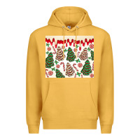 Mustard christmas tree cakes Premium Hoodie - MaliasSmallBusiness