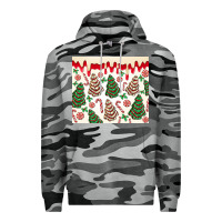 Slate Camo christmas tree cakes Premium Hoodie - MaliasSmallBusiness