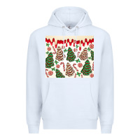 White christmas tree cakes Premium Hoodie - MaliasSmallBusiness