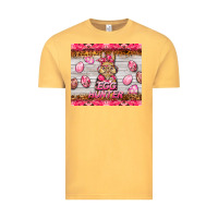 Vintage Mustard easter pink camouflage egg hunter  bunny Vintage Tee - BarkalooDesign