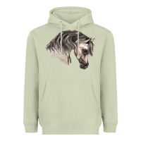 Matcha Arabian Horse Heavyweight Hoodie - LillyAllenDesigns