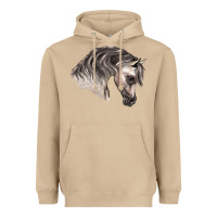 Mushroom Arabian Horse Heavyweight Hoodie - LillyAllenDesigns