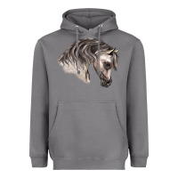 Storm Arabian Horse Heavyweight Hoodie - LillyAllenDesigns