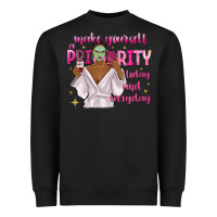 Black make yourself a priority today and everyday Heavyweight Sweatshirt - texasbilliewilder