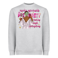 Heather Grey make yourself a priority today and everyday Heavyweight Sweatshirt - texasbilliewilder