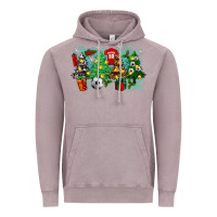 Vintage Zinc christmas trees with tennis Vintage Hoodie - Zillion Design Studio