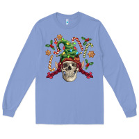 Colony Blue elf skull Long Sleeve Tee - FaDigitalArtStudio