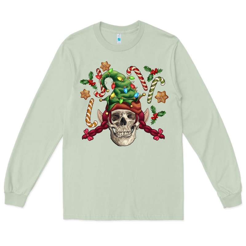 Elf Skull Long Sleeve Tee by FaDigitalArtStudio | Teevron