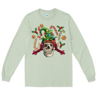 Matcha elf skull Long Sleeve Tee - FaDigitalArtStudio
