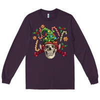 Plum elf skull Long Sleeve Tee - FaDigitalArtStudio