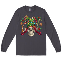 Smoke elf skull Long Sleeve Tee - FaDigitalArtStudio