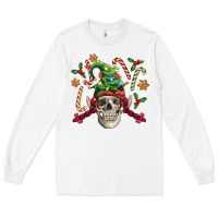 White elf skull Long Sleeve Tee - FaDigitalArtStudio