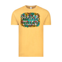 Vintage Mustard western mama tried with sunflowers and gemstone Vintage Tee - texasbilliewilder