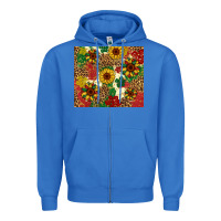 True Royal juneteenth sunflowers Zipper Hoodie - Artiststas