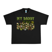 Black my daddy is my hero army Urban Heavy Tee - Zillion Design Studio