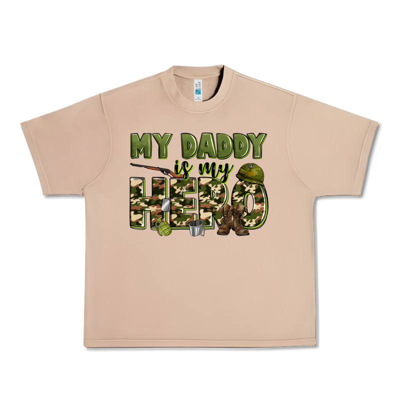 My Daddy Is My Hero Army Urban Heavy Tee by Zillion Design Studio | Teevron