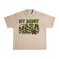 French Oak my daddy is my hero army Urban Heavy Tee - Zillion Design Studio