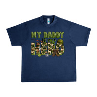 Navy my daddy is my hero army Urban Heavy Tee - Zillion Design Studio