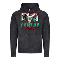 Vintage Black cowboy killer Vintage Hoodie - texasbilliewilder