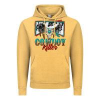 Vintage Mustard cowboy killer Vintage Hoodie - texasbilliewilder