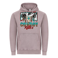 Vintage Zinc cowboy killer Vintage Hoodie - texasbilliewilder