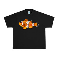 Black clown fish side Urban Heavy Tee - BarkalooDesign