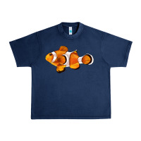 Navy clown fish side Urban Heavy Tee - BarkalooDesign
