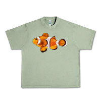 Oil Green clown fish side Urban Heavy Tee - BarkalooDesign