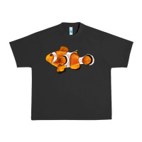 Pigment Black clown fish side Urban Heavy Tee - BarkalooDesign