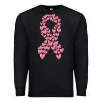Black breast cancer ribbon Premium Sweatshirt - MaliasSmallBusiness