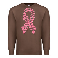 Chestnut breast cancer ribbon Premium Sweatshirt - MaliasSmallBusiness