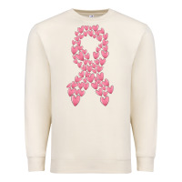 Sandshell breast cancer ribbon Premium Sweatshirt - MaliasSmallBusiness