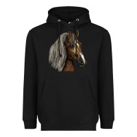 Black Tennessee Horse Heavyweight Hoodie - LillyAllenDesigns