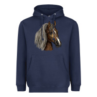 Navy Tennessee Horse Heavyweight Hoodie - LillyAllenDesigns
