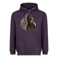 Plum Tennessee Horse Heavyweight Hoodie - LillyAllenDesigns