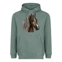 Sage Tennessee Horse Heavyweight Hoodie - LillyAllenDesigns